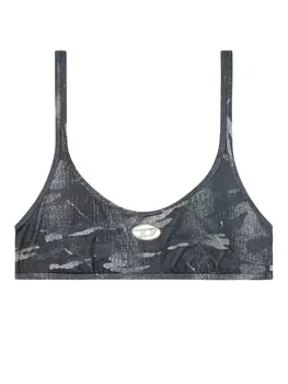 Diesel топ бикини Ut-Bra-Top-Utlt, серый