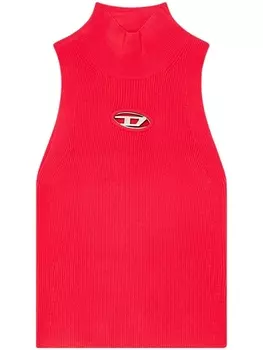 Diesel топ M-Onervax-Top с логотипом, красный