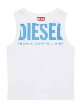 Diesel топ с логотипом, белый