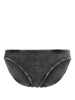 Diesel трусы-брифы Ufpn в рубчик, серый