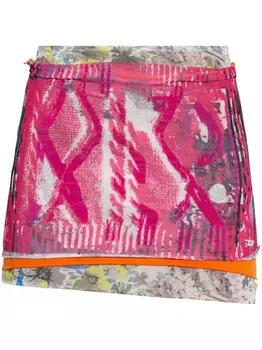 Diesel юбка O-Peony, розовый