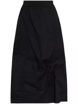 Diesel юбка с рюшами, черный