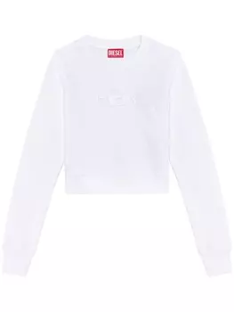 Diesel укороченная толстовка F-Slimmy-Od, белый