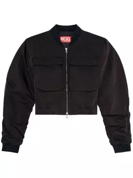 Diesel укороченный бомбер, черный
