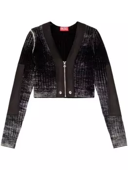 Diesel укороченный кардиган M-Asera, черный