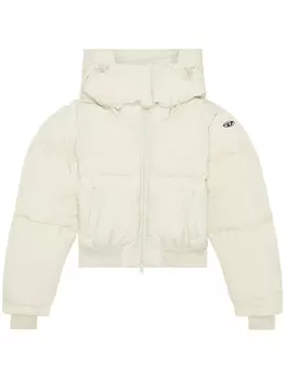Diesel укороченный пуховик W-Pety, нейтральный цвет