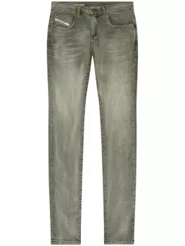 Diesel узкие джинсы 2019 D-Strukt, зеленый