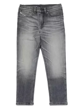 Diesel зауженные брюки D-Fining средней посадки, серый