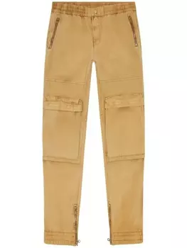 Diesel зауженные брюки P-Beeck, нейтральный цвет