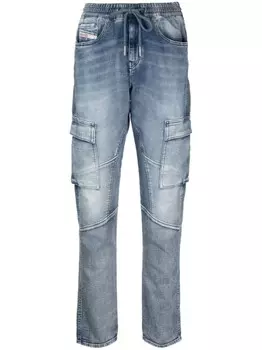 Diesel зауженные джинсы D-Ursy с кулиской, синий