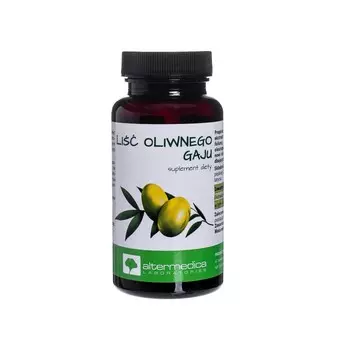 Диетическая добавка, Alter Medica, Лист оливковой рощи, 60 капсул
