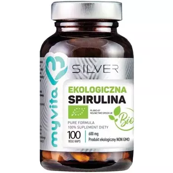 Диетическая добавка Myvita Silver Spirulina 100% Bio 100 Veg. Капсула