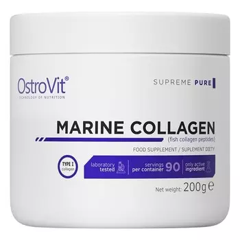 Диетическая добавка Ostrovit Marine Collagen 200G Skin Hair Nails