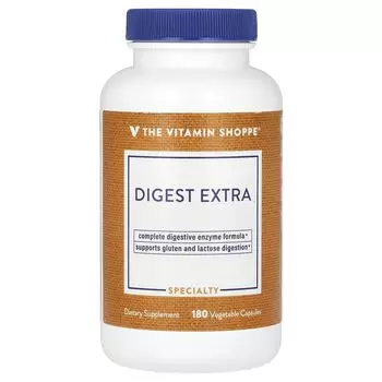 Digest Extra, 180 растительных капсул The Vitamin Shoppe