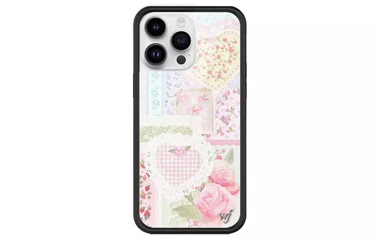 ДИКОВЫЙ ЦВЕТОК Чехол для телефона Wildflower, Lace-trimmed floral cloth by Frilly Floral