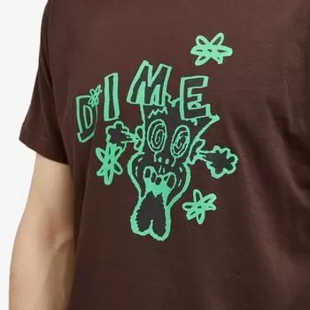 Dime Футболка ISO, коричневый