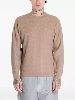 Dime свитер фактурной вязки, коричневый