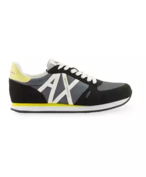 Динамические кроссовки из экозамши xux017 Armani Exchange, мультиколор