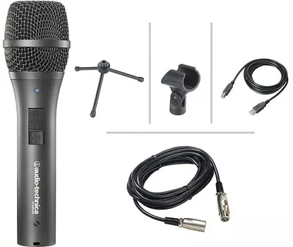 Динамический микрофон Audio-Technica AT2005USB Handheld Cardioid USB/XLR Dynamic Microphone