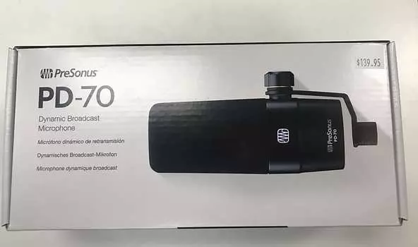 Динамический микрофон PreSonus PD-70 Cardioid Broadcast Dynamic Microphone