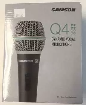 Динамический микрофон Samson Q4 Supercardioid Dynamic Mic