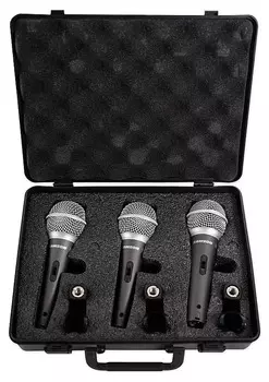 Динамический микрофон Samson Q6 Handheld Supercardioid Dynamic Microphone (3-Pack)