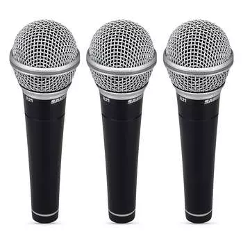 Динамический микрофон Samson R21 Cardioid Dynamic Vocal/Presentation Microphone (3 Pack)