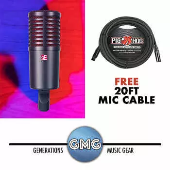 Динамический микрофон sE Electronics Dynacaster Cardioid Dynamic Microphone