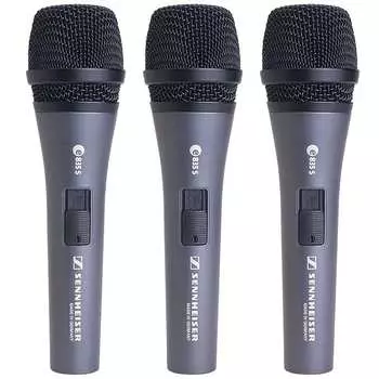 Динамический микрофон Sennheiser e835-S Handheld Dynamic Cardioid Microphone with Switch (3-Pack)