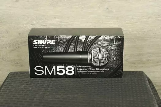 Динамический микрофон Shure SM58 Handheld Cardioid Dynamic Microphone