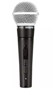 Динамический микрофон Shure SM58S Handheld Cardioid Dynamic Microphone with On / Off Switch
