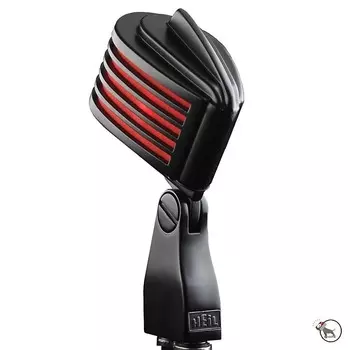 Динамический вокальный микрофон Heil The Fin Deco-Style Dynamic Mic with RED LEDs