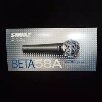 Динамический вокальный микрофон Shure BETA 58A Handheld Supercardioid Dynamic Microphone
