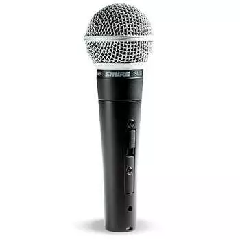 Динамический вокальный микрофон Shure SM58S Handheld Cardioid Dynamic Microphone with On / Off Switch