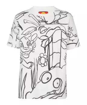 Diney x: the Lion King — широкая футболка с принтом для детей раннего возраста Balmain, белый