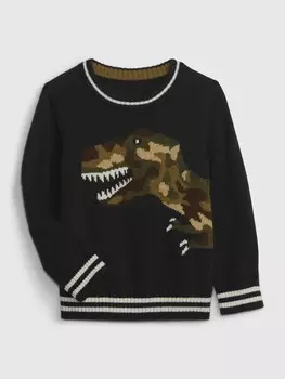 Дино свитер Gap, зеленый