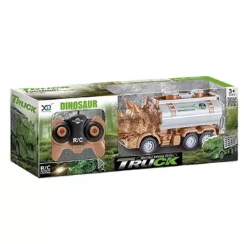 Dinosaor Truck Tank Tank Truck Rc Дистанционно Управляемый Свет Звук Inna marka