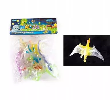 Динозавры 7 Шт. Светящиеся В Темноте Фигурки Midex