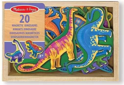 Динозавры, магниты, Melissa & Doug