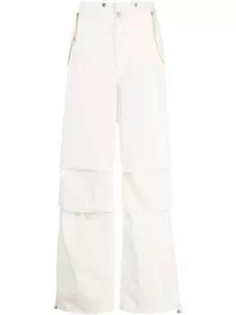 Dion Lee брюки с кулиской, белый