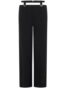 Dion Lee брюки с пряжками, черный