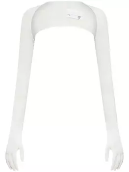 Dion Lee перчатки-болеро, белый