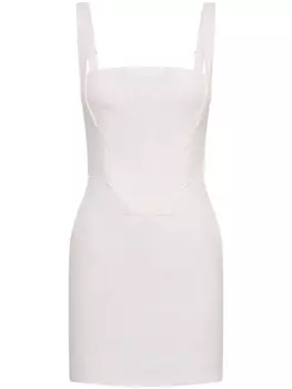 Dion Lee платье мини Contour, нейтральный цвет