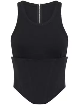 Dion Lee топ-корсет Float, черный
