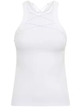 Dion Lee топ Lock с кулиской, белый