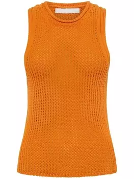 Dion Lee топ рыхлой вязки, оранжевый