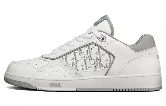 Кроссовки Dior B27 Low, белый/серый
