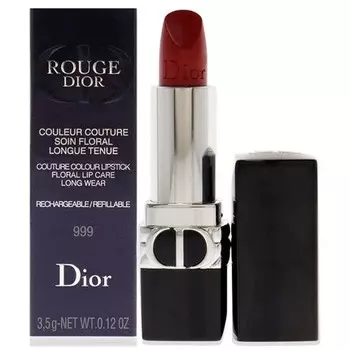 Dior Губная помада Christian Rouge Couture 999 Satin 0,12 унции