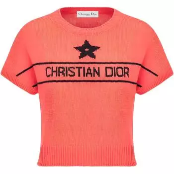 DIOR IVIERA FW24 Джемпер женский кораллово-красный