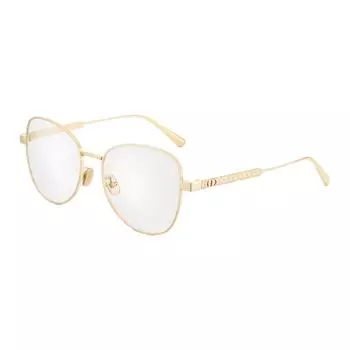 DIOR Металлическая оправа для очков-бабочка унисекс, золото